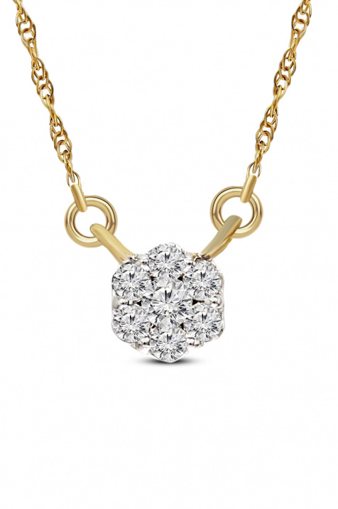 Shop Tanache Necklace in 18kt Gold with Diamonds for AED 630 by Tanache ...