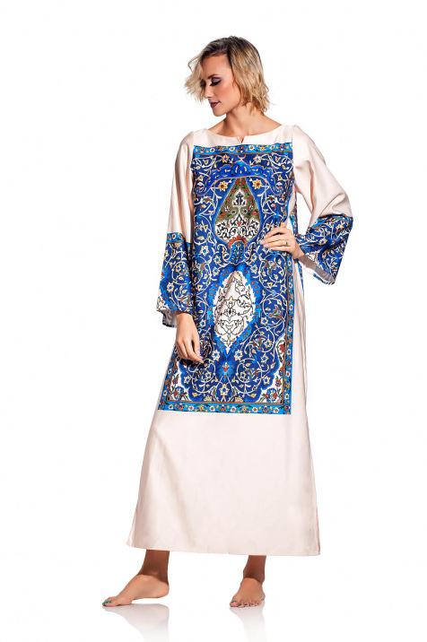 Shop Oriental Print Jalabiya for AED 450 by Zafirah Fashion | Women ...